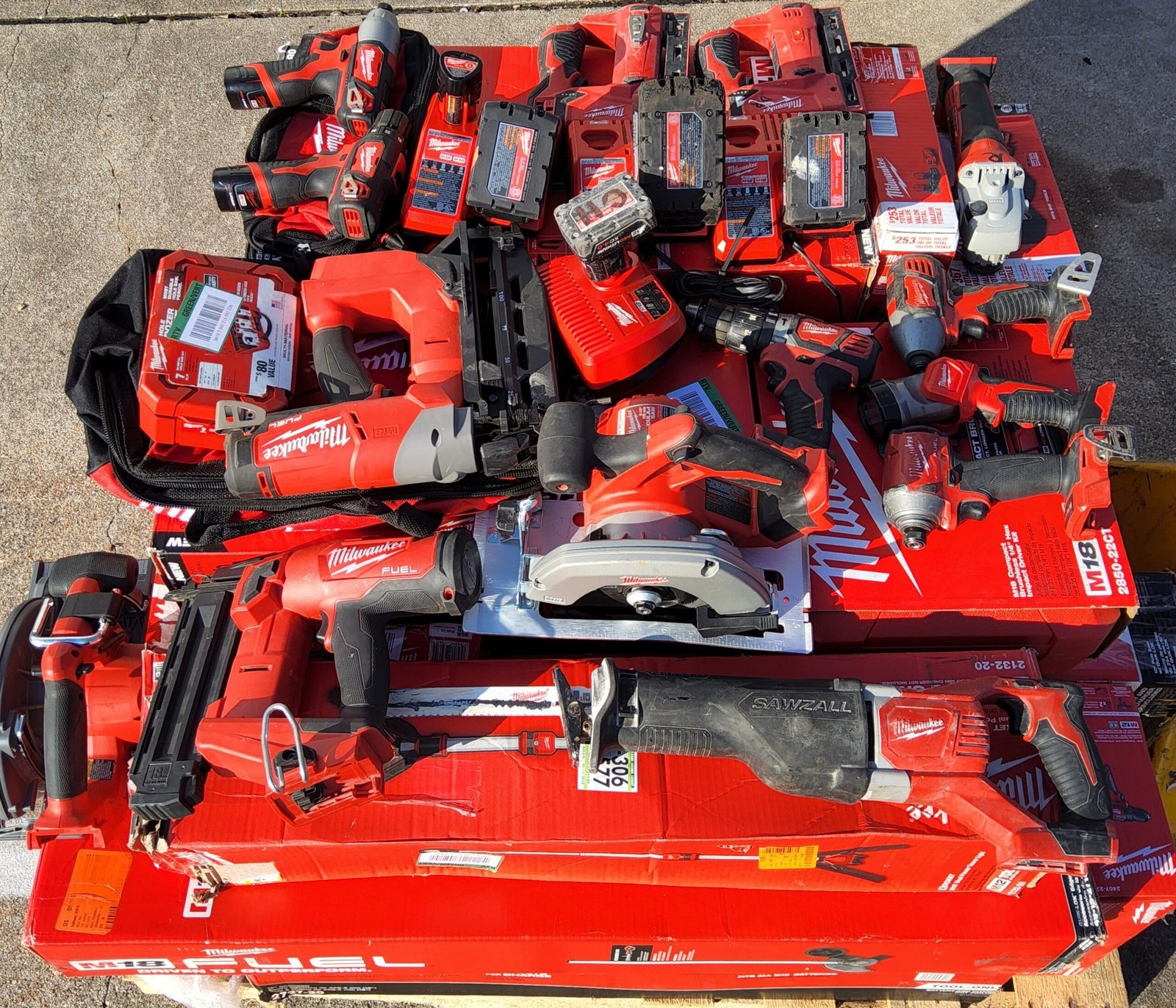 20230126_155719-scaled MILWAUKEE TOOL PALLET – Untested Customer Returns - Image 1
