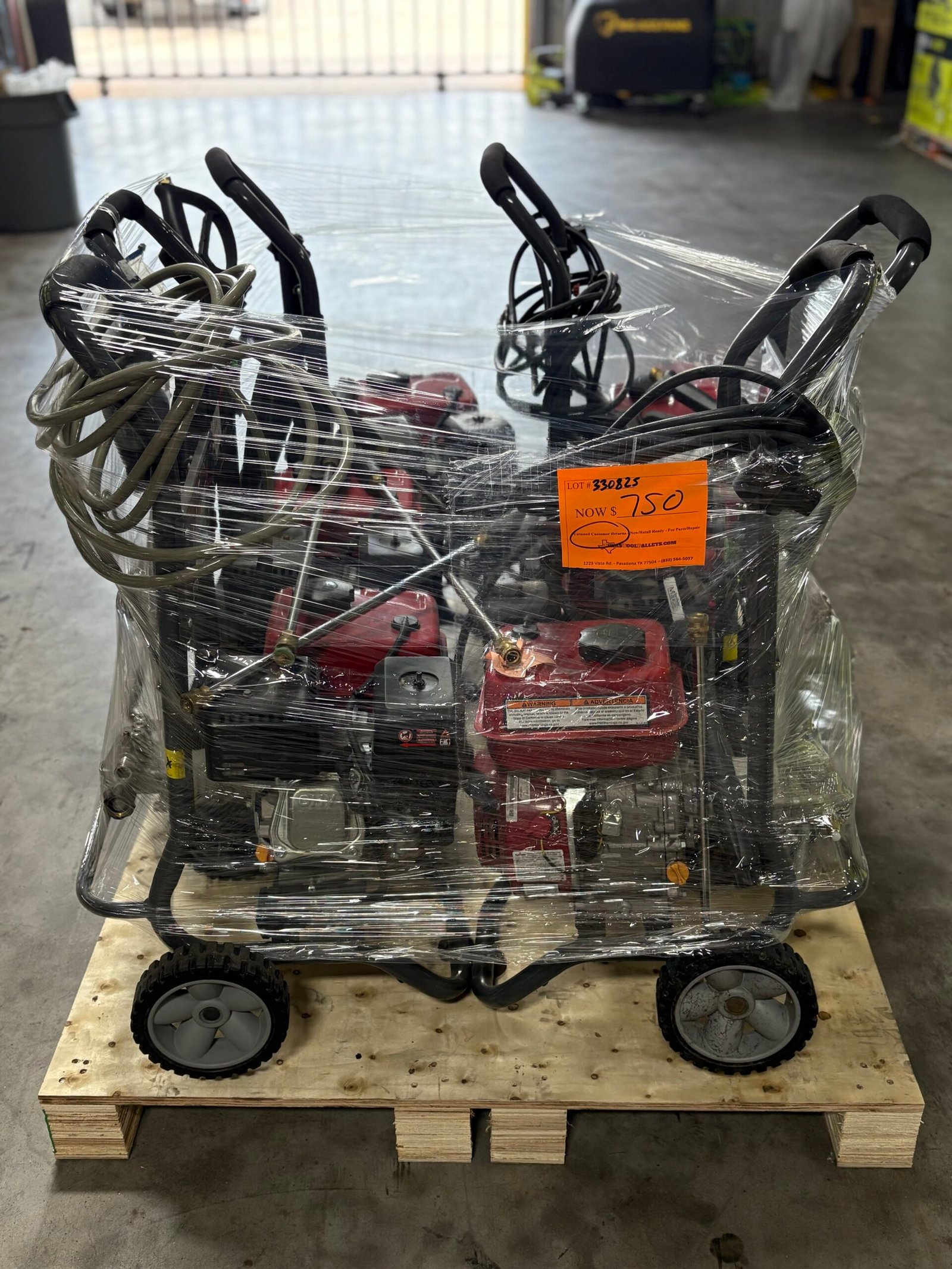 IMG_0989-scaled GAS PRESSURE WASHER PALLET – LOT ID: 330825 – AS-IS Untested Customer Returns - Image 1