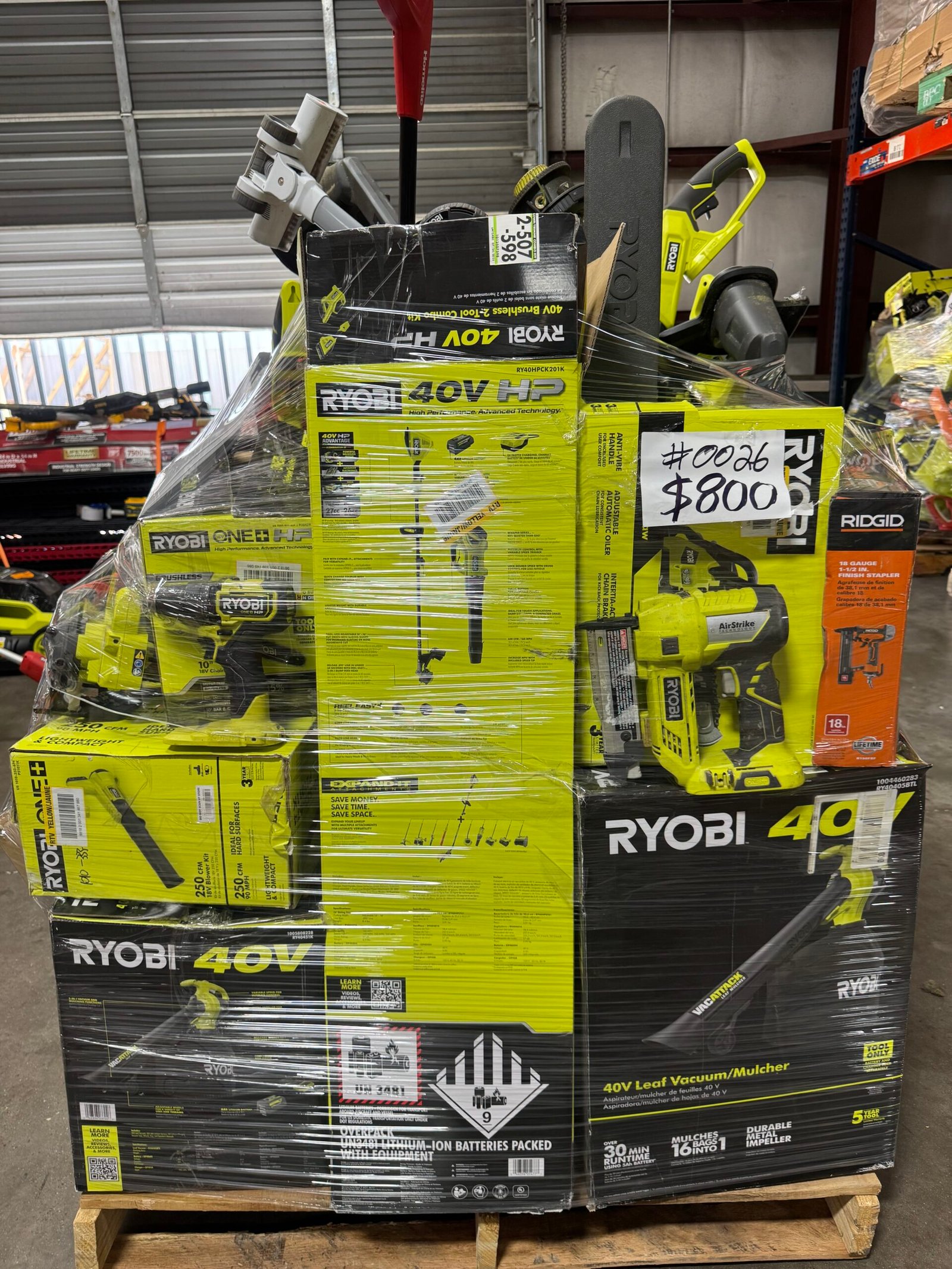 IMG_6844-scaled MIXED TOOL PALLET – LOT ID: 0024 – AS-IS Untested Customer Returns - Image 1