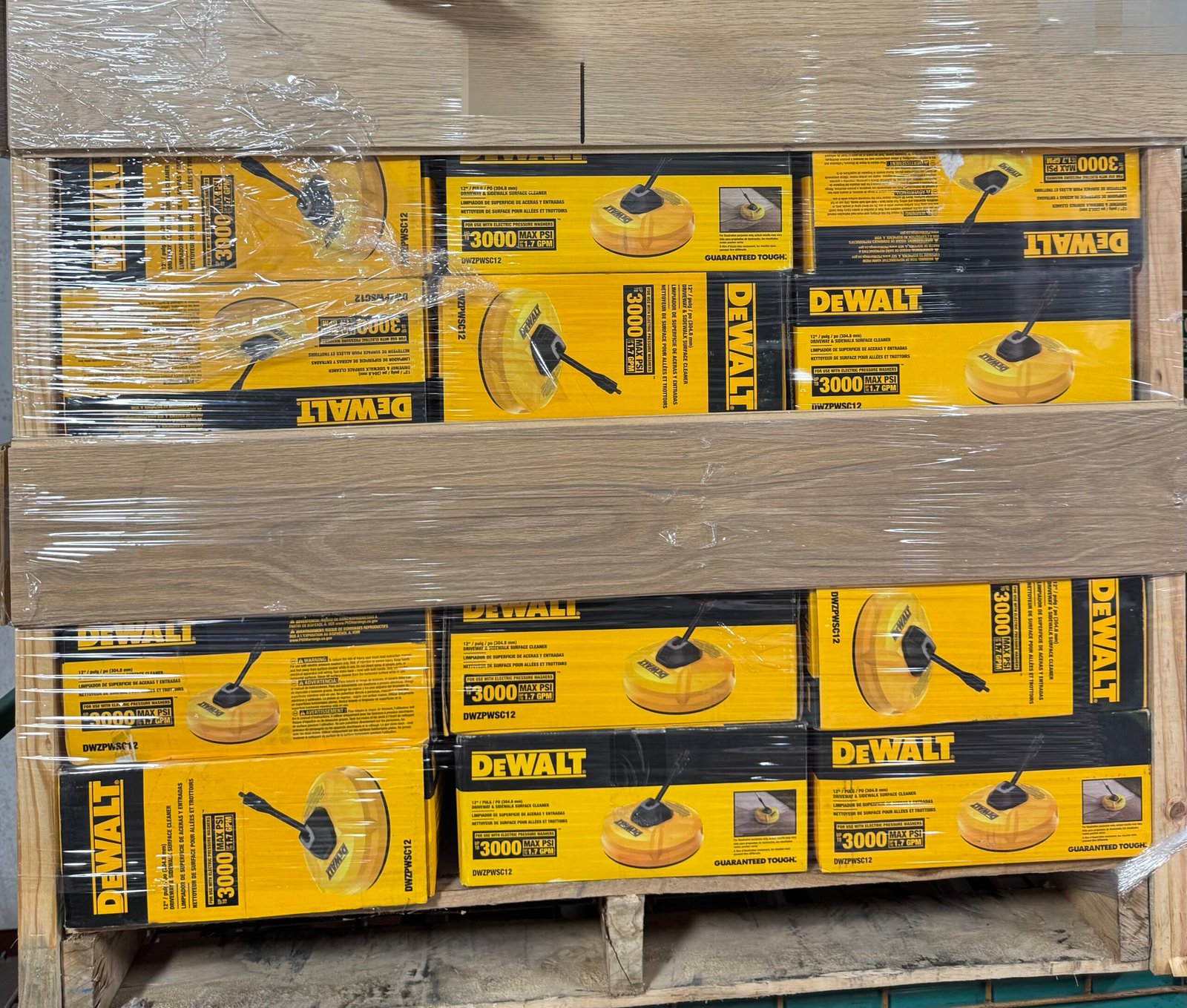 IMG_8395-1-scaled DEWALT ELECTRIC SURFACE CLEANER PALLET –AS-IS Untested Customer Returns - Image 1